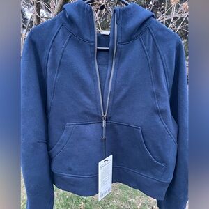 NWT Lululemon Scuba Oversized Half Zip Hoodie Navy Blue XS/S Xmas Gift
